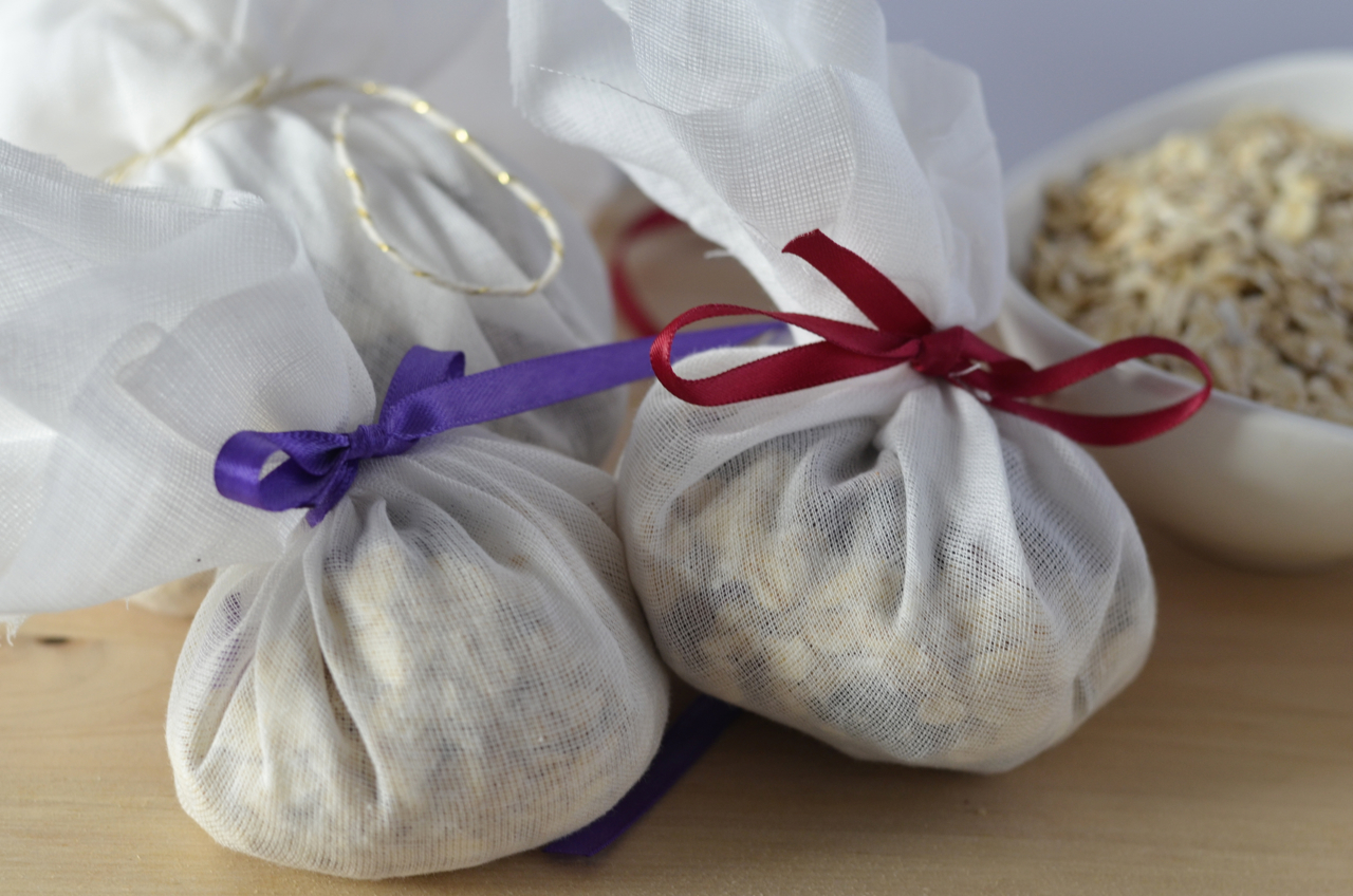 DIY Oat Bath Bags