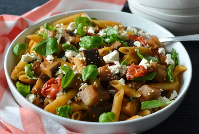 Recipe: Eggplant Chilli Pasta