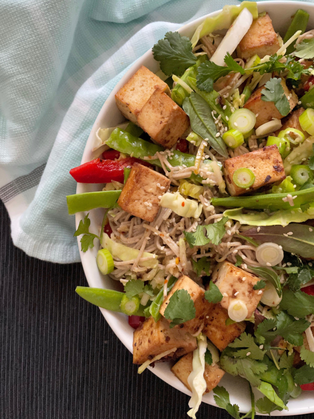 Recipe: Thai Tofu Soba Noodle Salad
